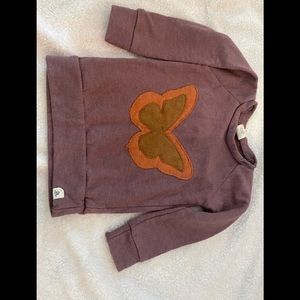 Lulu and roo 2t butterfly sweatshirt